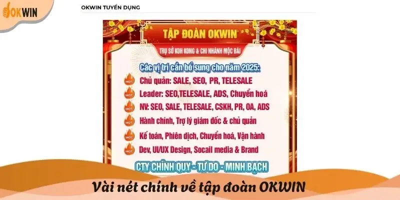 Vài nét chính về tập đoàn OKWIN