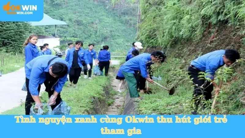 Tình nguyện xanh cùng Okwin thu hút giới trẻ tham gia