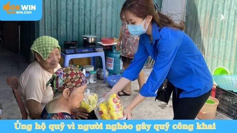 Ủng hộ quỹ vì người nghèo gây quỹ công khai